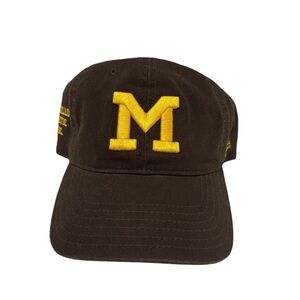 Monticello Athletic Assoc. Physical Culture Black Fives Adjustable Hat - Brown